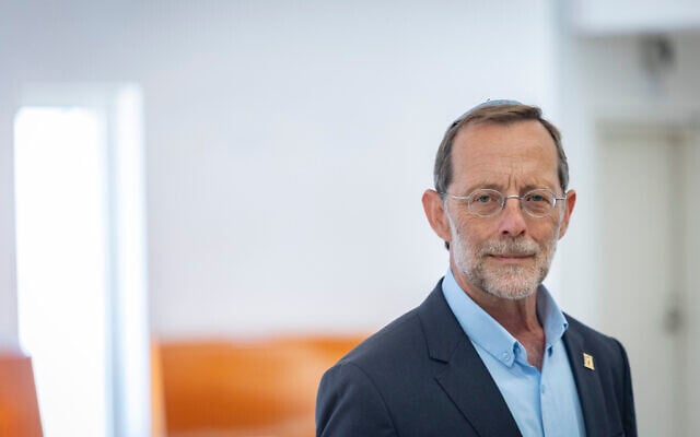 Moshe Feiglin attends a hearing at the Supreme Court in Jerusalem, August 3, 2026. (Chaim Goldberg/Flash90)