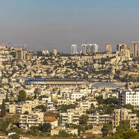 A general view of Jerusalem, August 23, 2026. (Yossi Aloni/Flash90)