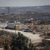 View of the new Israeli settlement of Ma’ale Arugot in Gush Etzion, in the West Bank, September 3, 2026. (Wisam Hashlamoun/Flash90)