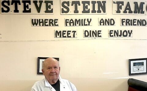Steve Stein, owner of Steve Stein's Famous Deli in Northeast Philadelphia, the day after closing his doors, August 24, 2026. (Jon Marks/ JTA)