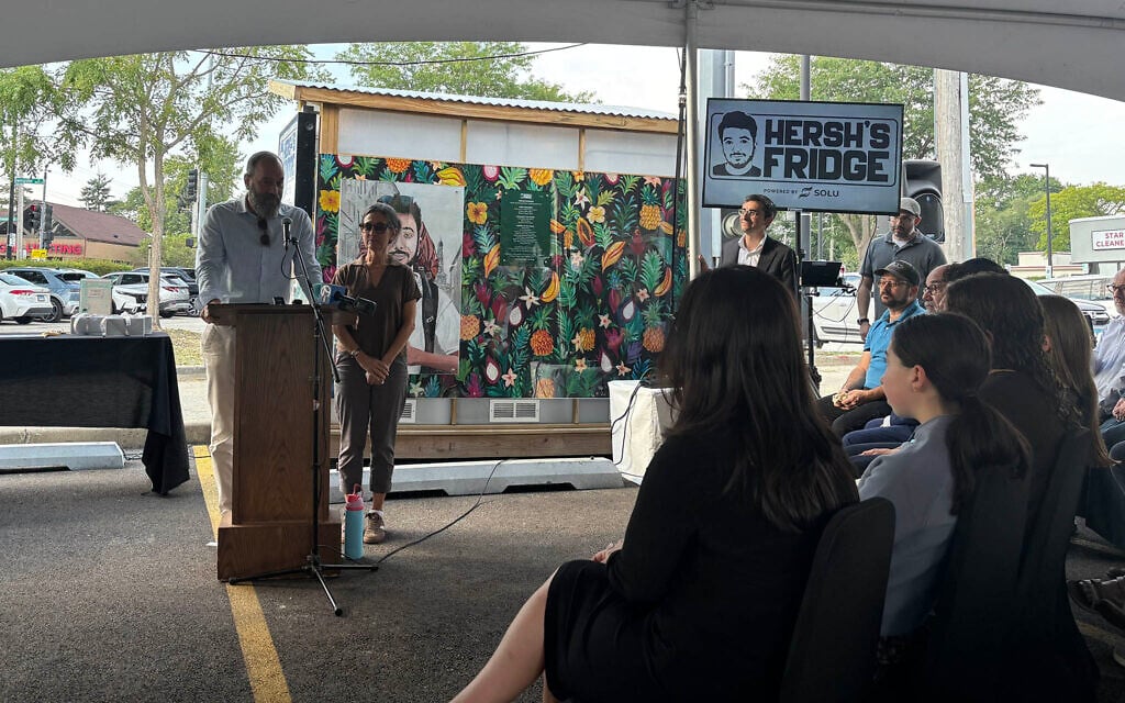 First-ever kosher community fridge in the US is dedicated to slain Hamas hostage