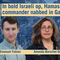 Military correspondent Emanuel Fabian joins host Amanda Borschel-Dan on today's Daily Briefing podcast. (ToI/AP)