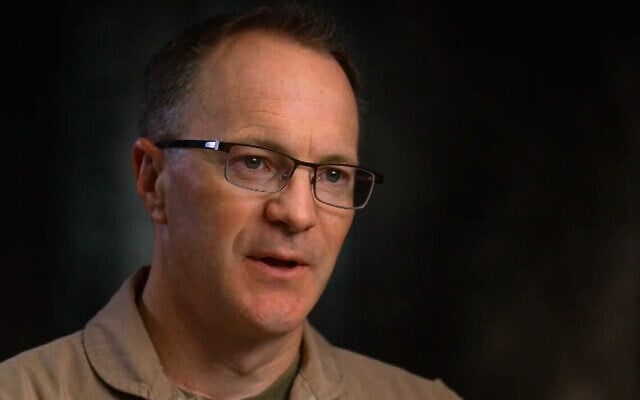 The air crew officer shot down over Iran in April and identified only as Bravo gives an interview broadcast September 13, 2026 (Screen grab/CBS 60 Minutes)