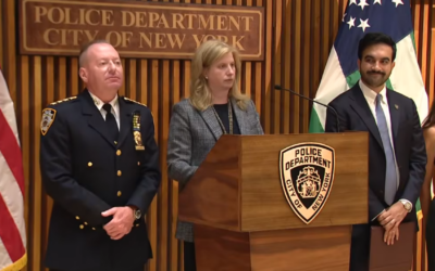 New York City Mayor Zohran Mamdani, right, and NYPC Commissioner Jessica Tisch, center, deliver a security briefing ahead of the High Holidays, in New York City, September 9, 2026. (Screenshot/Fox News) New York City Mayor Zohran Mamdani, right, and NYPC Commissioner Jessica Tisch, center, deliver a security briefing ahead of the High Holidays, in New York City, September 9, 2026. (Screenshot/Fox News)