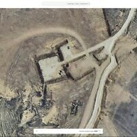 2025 aerial imagery published by govmap.gov.il shows an Israeli military base in unblurred sections in the northern Gaza Strip. (govmap.gov.il) 2025 aerial imagery published by govmap.gov.il shows an Israeli military base in unblurred sections in the northern Gaza Strip. (govmap.gov.il)