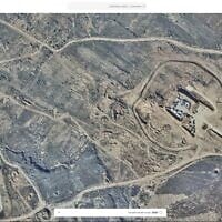 2025 aerial imagery published by govmap.gov.il shows an Israeli military base in unblurred sections in the northern Gaza Strip. (govmap.gov.il) 2025 aerial imagery published by govmap.gov.il shows an Israeli military base in unblurred sections in the northern Gaza Strip. (govmap.gov.il)