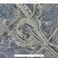 2025 aerial imagery published by govmap.gov.il shows an Israeli military base in unblurred sections in the northern Gaza Strip. (govmap.gov.il) 2025 aerial imagery published by govmap.gov.il shows an Israeli military base in unblurred sections in the northern Gaza Strip. (govmap.gov.il)