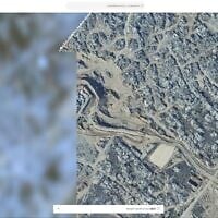2025 aerial imagery published by govmap.gov.il shows an Israeli military base in unblurred sections in the northern Gaza Strip. (govmap.gov.il) 2025 aerial imagery published by govmap.gov.il shows an Israeli military base in unblurred sections in the northern Gaza Strip. (govmap.gov.il)