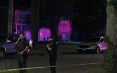 Canadian police at the scene of a shooting near Sons of Jacob Synagogue in Belleville, Ontario, September 20, 2026. (Screenshot/CBC)