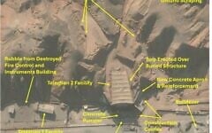 An overview of the construction site at Iran's Taleghan 2 facility, located at the Parchin military complex, some 30 kilometers (20 miles) southeast of Tehran, as seen in a Vantor Technologies satellite image taken on September 13, 2026, and annotated by the Institute for Science and International Security. (Vantor Technologies, Institute for Science and International Security)