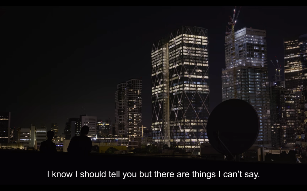 A screenshot from the trailer for the film 'NAZA' published on September 25, 2026. (Screenshot: YouTube, The Guardian)