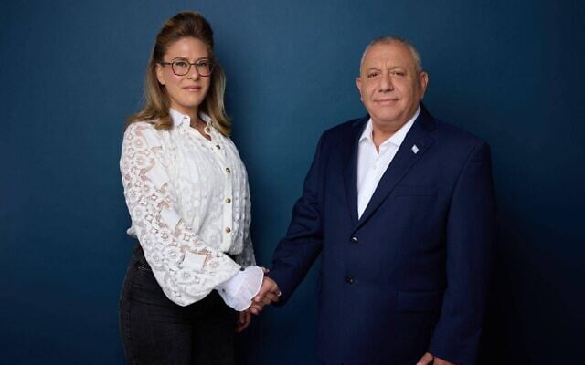 Adi Altschuler (L) and Gadi Eisenkot in a photo released September 6, 2026 (Yahav Trodler/Yashar)