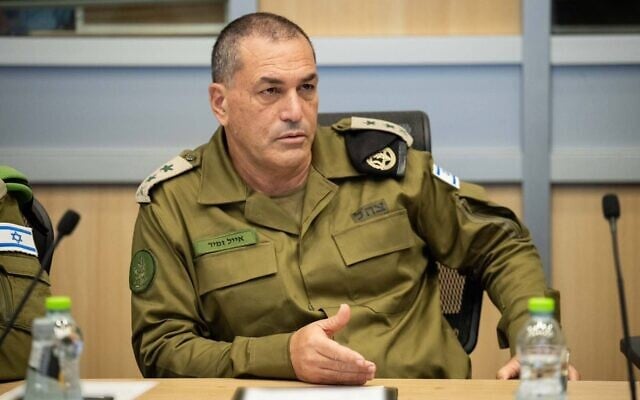 IDF Chief of Staff Lt. Gen. Eyal Zamir is seen at the IDF's main command center, September 6, 2026. (Israel Defense Forces)