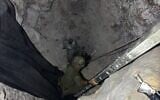 IDF troops of the Yahalom combat engineering unit operate in a shaft in the West Bank city of Qalqilya, September 23, 2026. (Israel Defense Forces)