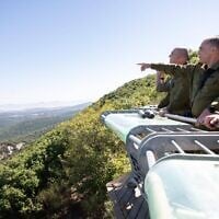 IDF Chief of Staff Lt. Gen. Eyal Zamir is seen on the Lebanon border, September 16, 2026. (Israel Defense Forces)