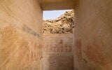A newly discovered 4,300-year-old tomb found in Saqqara near Cairo in an image published September 8, 2026 (Egyptian Ministry of Tourism and Antiquities)