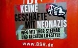 ‘No business with Neo-Nazis’. (Image Flats! via Flickr., CC BY-SA/The Conversation)