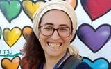 Hannah Pasternak-Shames, guiding in Jaffa, 2022 (Courtesy)