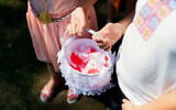 Illustrative: Children with a basket of treats. (Vadym Terelyuk/iStock)