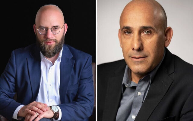 Left: Attorney David Peter (Courtesy); Right: Amir Avivi (Rami Zrenger)