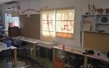 Swastikas sprayed during a break-in at Shvilim democratic school in Pardes Hanna on September 6, 2026. (Pardes Hanna Municipality)