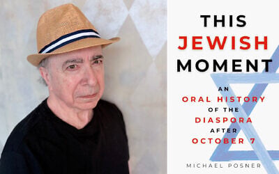 'This Jewish Moment' author Michael Posner in Toronto, August 2026. (Robert Sarner)