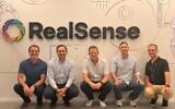From right to left: RealSense CFO Roy Cohen, RealSense VP R&D Guy Halperin, RealSense CEO Nadav Orbach, Cognex President and CEO Matt Moschner, and Cognex M&A head Joerg Kuechen. (Courtesy)