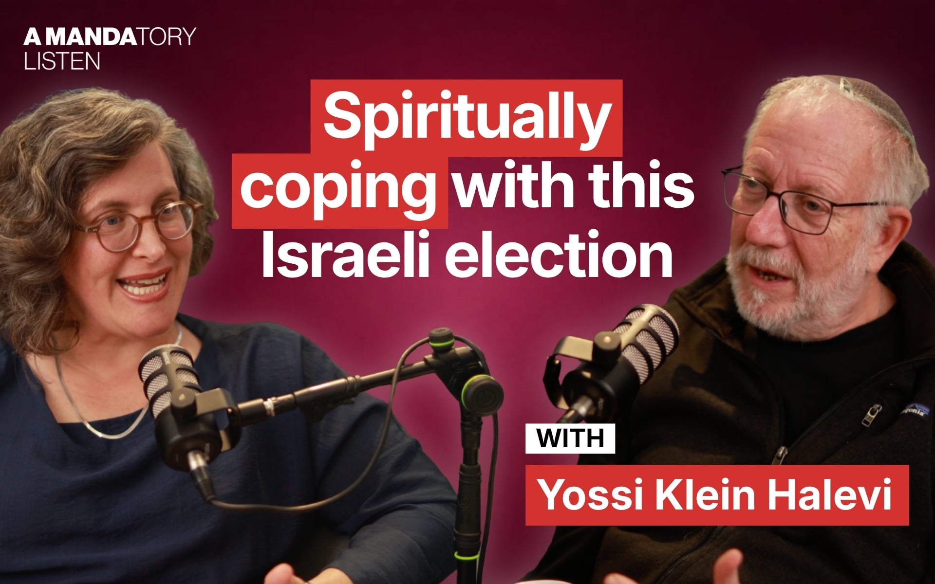 Times of Israel Podcast Features Yossi Klein Halevi on Israeli Election