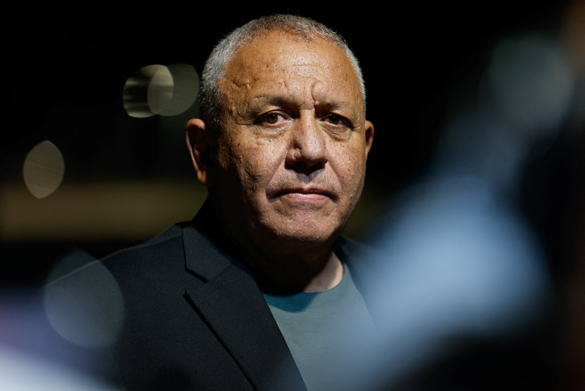 Yashar party leader and former IDF chief of staff Gadi Eisenkot campaigns ahead of Israel’s upcoming general election, in Kiryat Malachi, August 17, 2026. (Amir Cohen/Reuters) Yashar party leader and former IDF chief of staff Gadi Eisenkot campaigns ahead of Israel’s upcoming general election, in Kiryat Malachi, August 17, 2026. (Amir Cohen/Reuters)