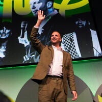 Britain’s Green Party leader Zack Polanski attends a Green Party conference in Brighton, Britain, October 2, 2026. (Carlos Jasso/Reuters)