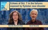 Editor David Horovitz joins host Amanda Borschel-Dan on today's Daily Briefing podcast. (ToI/Flash90)