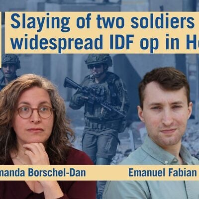 Military correspondent Emanuel Fabian joins host Amanda Borschel-Dan on today's Daily Briefing podcast. (ToI/AFP) Military correspondent Emanuel Fabian joins host Amanda Borschel-Dan on today's Daily Briefing podcast. (ToI/AFP)