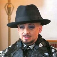 British musician Boy George speaks to Israel's Channel 12 in an interview aired on October 10, 2026. (Screenshot, Channel 12)