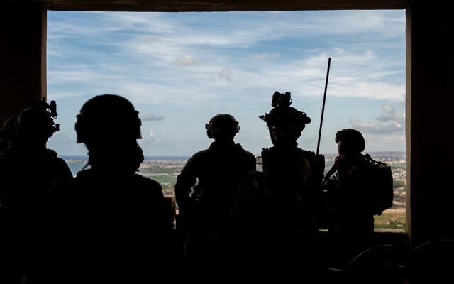 IDF troops of the 91st Division operate in southern Lebanon, in a handout photo published October 20, 2026. (Israel Defense Forces)