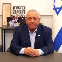 Yashar party chair Gadi Eisenkot gives an address on October 29, 2026. (Gadi Eisenkot/X screenshot)