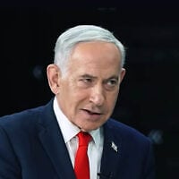 Prime Minister Benjamin Netanyahu speaks during an interview with the Channel 10 economic TV network, October 22, 2026. (Screenshot/Channel 10/YouTube)