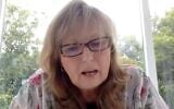 Sarah Helm gives a virtual talk called "Toppling Balfour" in July 2020. (YouTube screenshot)
