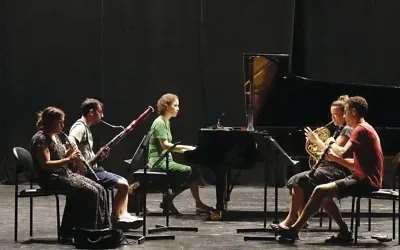 Ofra Yitzhaki, on piano, is the artistic director of the Kol Hamusica festival, taking place October 29-November 1, 2026, in the Upper Galilee (Ofer Moskovitz)