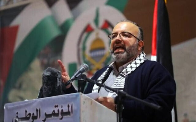 Hamas official Ali al-Amoudi in an undated photo. (Social media: used in accordance with Clause 27a of the Copyright Law)