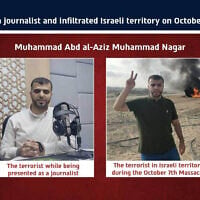 A graphic released by the IDF on October 1, 2026, shows Mhammad Abd al-Aziz, who was killed in an Israeli strike in Khan Younis, Gaza, on September 30, 2026. (Israel Defense Forces)