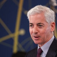 US hedge fund manager Bill Ackman speaks in Beverly Hills, California, on May 4, 2026. (Patrick T. Fallon/AFP)