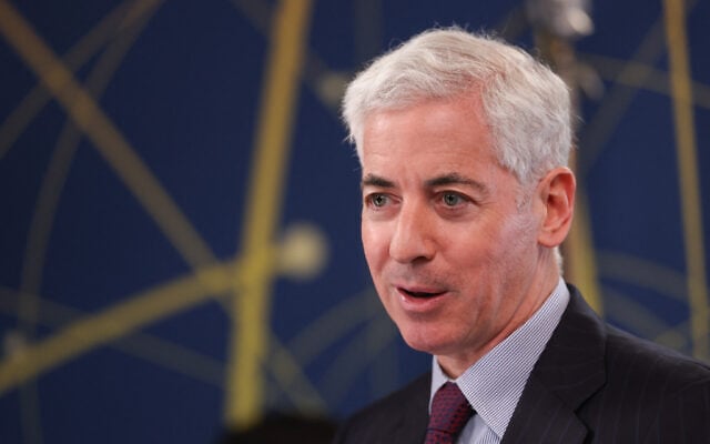 US hedge fund manager Bill Ackman speaks in Beverly Hills, California, on May 4, 2026. (Patrick T. Fallon/AFP) US hedge fund manager Bill Ackman speaks in Beverly Hills, California, on May 4, 2026. (Patrick T. Fallon/AFP)