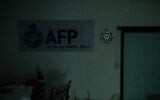 Illustrative: A room imitating an Australian police station is seen at an abandoned scam centre in O’Smach town on the Thai-Cambodian border, on September 7, 2026. (ANTHONY WALLACE/AFP)