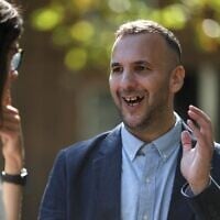 Britain’s leader of the Green Party, Zack Polanski, campaigns in London on September 12, 2026, ahead of the Holborn and St Pancras by-election to determine who will replace former prime minister Keir Starmer as local MP. (Toby Shepheard/AFP)