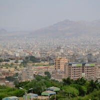 This photo shows a general view of the skyline in Yemen’s capital Sanaa on October 2, 2026. (Mohammed HUWAIS/AFP)