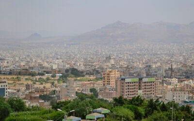 This photo shows a general view of the skyline in Yemen’s capital Sanaa on October 2, 2026. (Mohammed HUWAIS/AFP) This photo shows a general view of the skyline in Yemen’s capital Sanaa on October 2, 2026. (Mohammed HUWAIS/AFP)