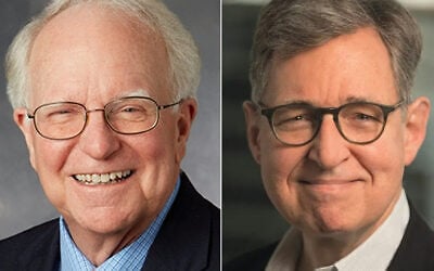 Robert Hall, economics professor at Stanford University (left) and Michael Woodford, of Columbia University. (Handout/various sources/AFP) Robert Hall, economics professor at Stanford University (left) and Michael Woodford, of Columbia University. (Handout/various sources/AFP)