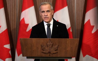 Canadian Prime Minister Mark Carney speaks about the incident at the Canadian Forces Base (CFB) Wainwright, at Parliament Hill in Ottawa, Ontario, Canada, on October 18, 2026. (Dave Chan/AFP) Canadian Prime Minister Mark Carney speaks about the incident at the Canadian Forces Base (CFB) Wainwright, at Parliament Hill in Ottawa, Ontario, Canada, on October 18, 2026. (Dave Chan/AFP)