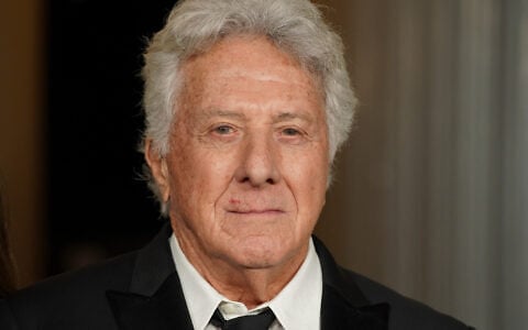 Dustin Hoffman arrives at the LACMA Art + Film Gala on November 1, 2025, at Los Angeles County Museum of Art in Los Angeles. (Jordan Strauss/Invision/AP)