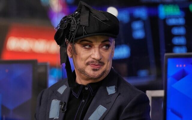 Singer Boy George is interviewed on the floor of the New York Stock Exchange, June 15, 2026. (AP Photo/Richard Drew) Singer Boy George is interviewed on the floor of the New York Stock Exchange, June 15, 2026. (AP Photo/Richard Drew)